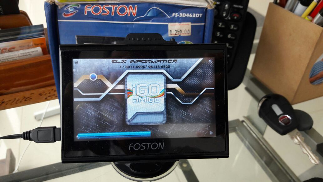 GPS Foston com TV digital